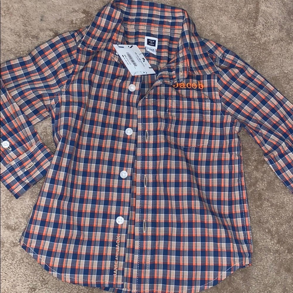 Long sleeve shirt 12-18 months (new)